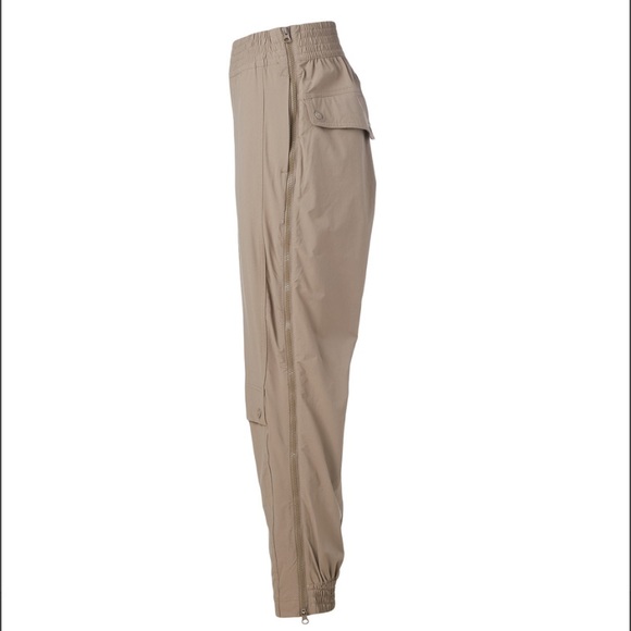 ADIDAS BY STELLA MCCARTNEY| Performance Nylon Track Pants in Simple Brown - Picture 3 of 10